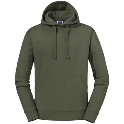 Russell Heren Authentieke Hoodie (Olijfgroen)