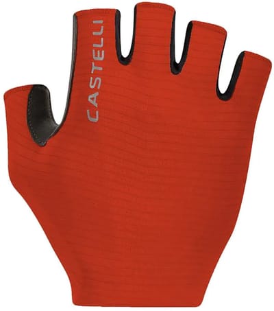 Castelli Espresso Korte Handschoenen Rood,Oranje XL Man
