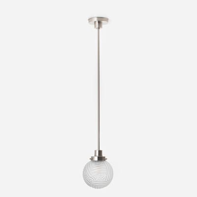 Hanglamp Nouveau Romance Geëtst 20's Matnikkel - Art Deco Trade