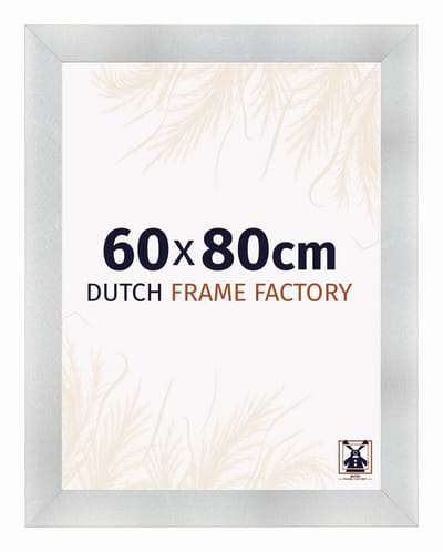 Fotolijst 60x80 cm - MDF - Aluminium Geborsteld - Praag