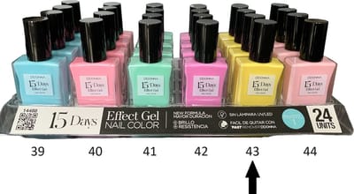 D'Donna - 15-Days Effect Gel Nagellak PASTEL 1 - Geel - 1 Flesje met 16 ml. inhoud - Nummer 43