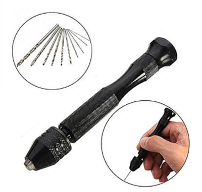 Handboor met 10 verschillende bits