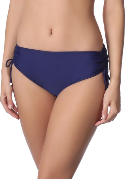Bellivalini MS-VO-M30 Dames Zwembroek - Zwemshorts - Bikinibroekje - Elastische tailleband - Polyamide & Elastaan - Dunkelblauw (6007) - 50