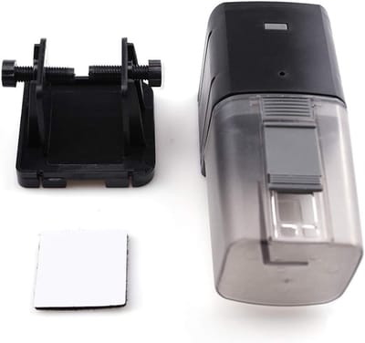 Automatische visvoerautomaat, Eenvoudig Visvoerautomaat, 12/24 uur Aquarium Vissenkom Timer Feeder, Controleerbare Simpele Schildpad voerautomaat, Vakantie Weekend Visvoer Dispenser Feeder(170 ml Capaciteit)