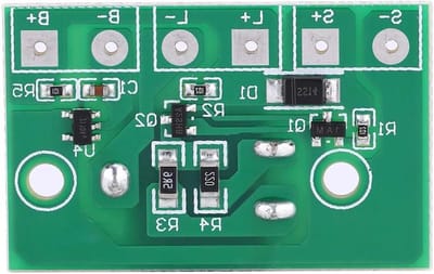 Zonne Laadregelaar - Batterij Besturingskaart - Tuinverlichting - Driestandenschakelaar - 36x23mm - Groen