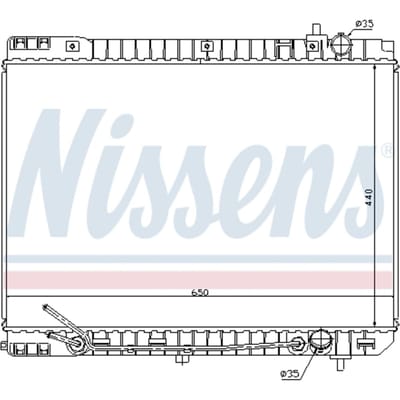 Radiator, motorkoeling NISSENS 66759