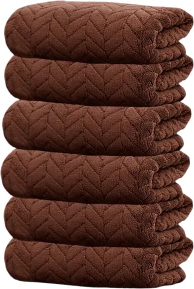 Livano Handdoeken Set - Hotelkwaliteit - Handdoek - Towel - Bruin - 6 Stuks
