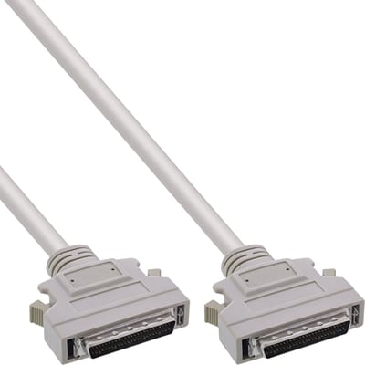 InLine® SCSI II kabel, 50-pin Mini Sub-D male / male, 1m