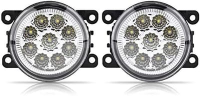 Auto Mistlampen - Dagrijverlichting LED - Verbeter Zichtbaarheid - 9 LED Assemblages - 12 Volt - Wit