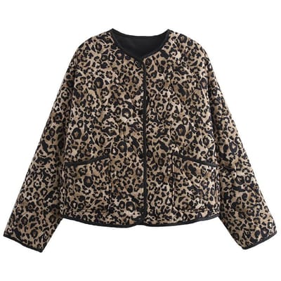 Damesmode Met Zakken Bedrukte Enkelrijige Jassen Vintage O-Hals Lange Mouwen Vrouwelijke Chic Dames Outfits S black