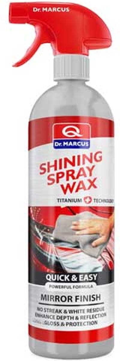 Dr. Marcus Titanium Line Shining Spray Wax 750 ml - Geschikt voor alle soorten lak - Autowax - Auto poetsen