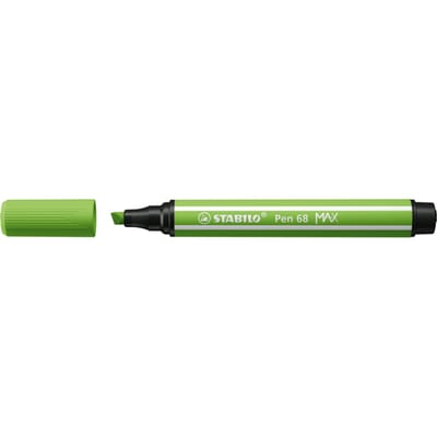 STABILO Pen 68 MAX - Viltstift Met Dikke Beitelpunt - Lichtgroen