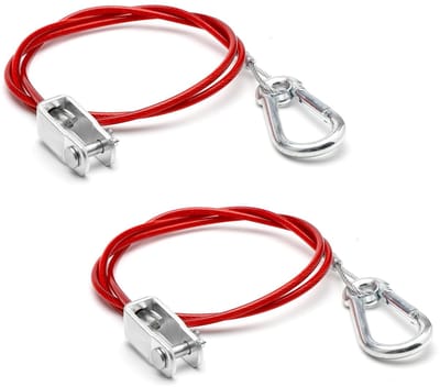 Dailygoods- Scheurkabel 1 m - Veiligheidskabel - Afscheurtouw - Vangtouw voor aanhangers - Remkabel - Eenvoudig te monteren