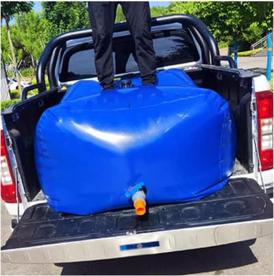 Opvouwbare Waterzak - Watertank Noodopslag - Water Opslaan - Grote Capaciteit - 240 Liter - Blauw