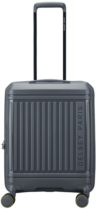 Delsey Lutece SE Handbagage Spinner 55 cm - Uitbreidbaar 34/39 liter - 55x40x20/23 cm - graphite