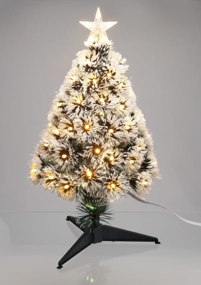 kerstboom - led lampjes en piek - 60 cm - 8 functies - kerstboom met verlichting