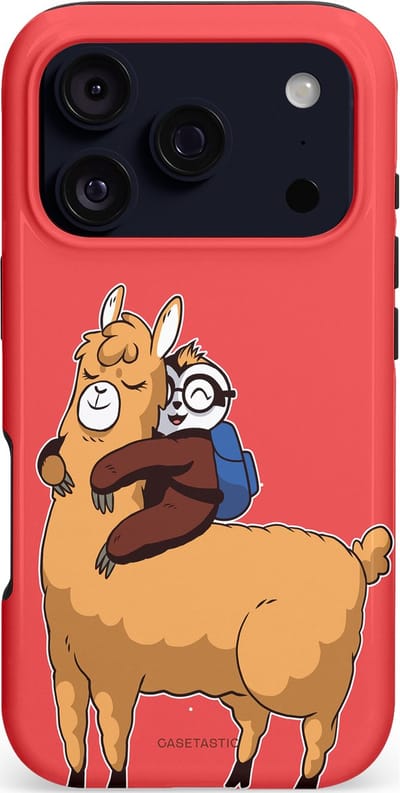 Casetastic hoesje geschikt voor Apple iPhone 17 Pro - MagSafe - Dubbellaagse bescherming - Lui en lekker - Fashion Case - Koraal Goud