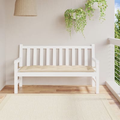 vidaXL - Tuinbankkussen - 150x50x7 - cm - oxford - stof - beige