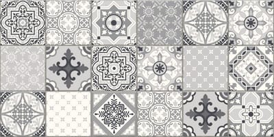 Spatwand met Portugees Tegel Design - Star Dust