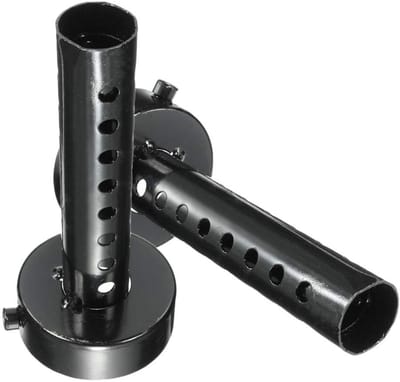 Allecto - Universele uitlaatdemper - Geluidsdemper - Zwart - 48 mm - Motorfiets uitlaatdemper - Verminder geluid - Afneembaar