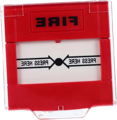 Noodoproepknop - Alarm Schakelaar - Veiligheid Waarschuwing - Handmatige Reset - 8.60cm Breed - Rood
