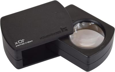 Vergrootglas - Leesloep - Gedetailleerd Lezen - 10x Vergroting - 23mm Lens - Zwart
