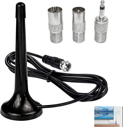 Radio Antenne - DAB FM Ontvanger - Signaal Verbetering - Telescopisch Verstelbaar - 3 Meter Kabel