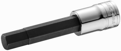 Lange 1/2 inch Dopsleutel met 10 mm Binnenzeskant Aandrijving