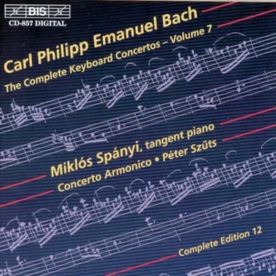 Miklós Spányi, Concerto Armonico - C.P.E. Bach: Keyboard Concertos Vol.7 (CD)