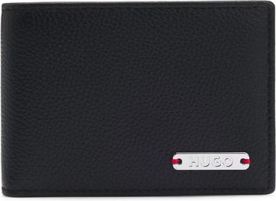HUGO Kaarthoes Nyxo 6 CC Wallet Black Zwart