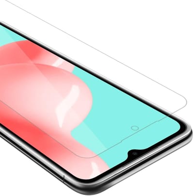 Cadorabo Screenprotector geschikt voor Samsung Galaxy A72 4G / 5G - Pantser film Beschermende film in KRISTALHELDER Geharde (Tempered) display beschermglas in 9H hardheid met 3D Touch