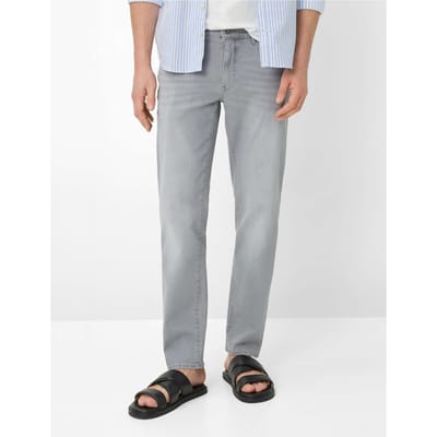 Brax Heren Jeans  Style CADIZ SMOKE GREY USED, denim mediumgrijs, maat 36/30