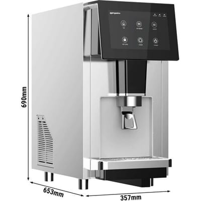 GGM Gastro Eis- und Wasserspender mit integriertem Eisbereiter - 60 kg/24 h - Touch