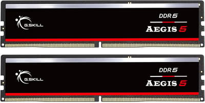 G.Skill Aegis 5 F5-6000J3636F32GX2-IS - DDR5 - 64 GB: 2 x 32 GB - 288-PIN - 6000 MHz / PC5-48000 - CL36 - 1.35V - XMP 3.0 - AMD EXPO - Unbuffered - Non-ECC - zwart