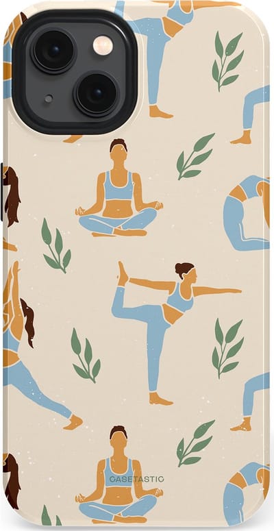 Casetastic Hoesje Geschikt voor Apple iPhone 13 Magsafe - Stijlvolle Beschermende Duo-layer Case - Yoga zen