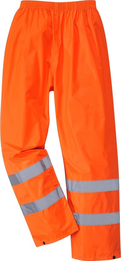 Portwest Hi-Vis Regenbroek H441 - Oranje - L