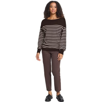 ICHI - IHLULS BOAT NECK LS - Dames - Gebreide truien
