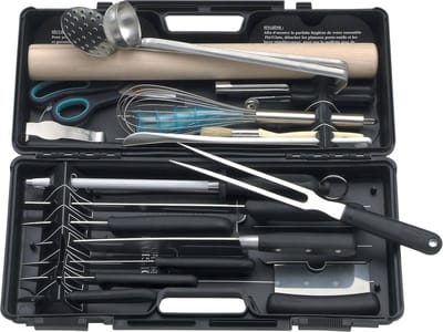 Déglon Compacte gereedschapskoffer – Schokbestendig – Polypropyleen – Zwart – 46,5x23,3x8,5 cm