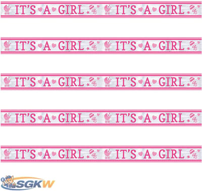 Amscan Banner 'it's A Girl' 762 Cm Roze