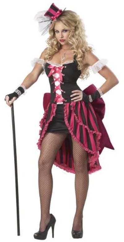 Dames kostuum voor Moulin Rouge en Pariser Showgirl stijl
