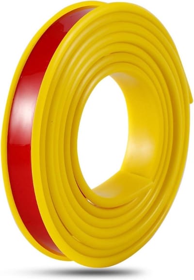 Zelfklevende Kantenband - U-vormige strip - Meubels Renoveren - Flexibel TPE Materiaal - 5 Meter Lengte - Geel