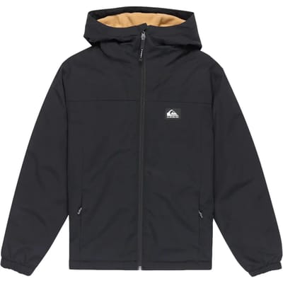 Quiksilver Overcast 3k Warm Jas Zwart 14 Years Jongen