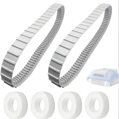 Dailygoods - 2x Aandrijfriemen voor Poolrobots, Vervangend Accessoire
