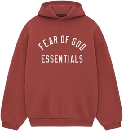 Fear Of God Heren Trui Rood FW25/CRI Fleece Hoodie