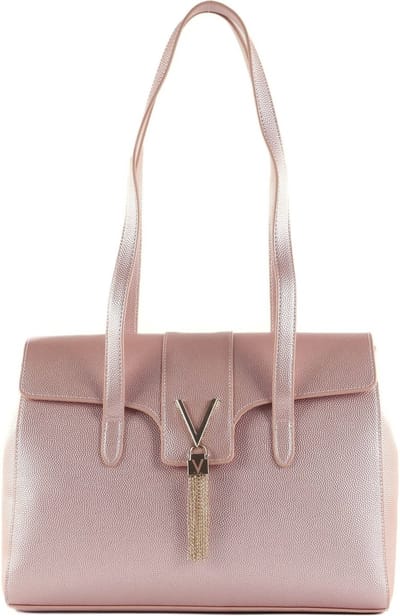 VALENTINO Schoudertas Divina Satchel Rosa Metallizato Roze