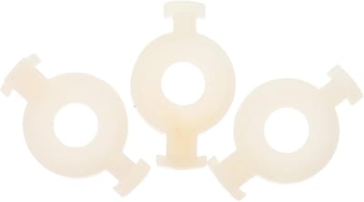 Klepveren Ondersteuners - Muziekinstrument Onderdelen - Muziek Maken - Duurzaam Plastic - 3 Stuks - Wit