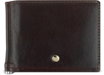 bugatti geldclip kaarthoes Neaples Wallet + Dollarclip Brown donkerbruin