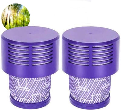 2 x HEPA filter geschikt voor Dyson V10 Sv12 stofzuiger Total Clean, Parquet, Motorhead, Animal wasbaar steelstofzuiger DY-969082-01 - Promessa-Solutions
