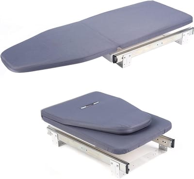 Vouwbare Strijkplank met 180° Rotatie, Uittrekbare Functie en 45kg Draagcapaciteit voor Thuisgebruik