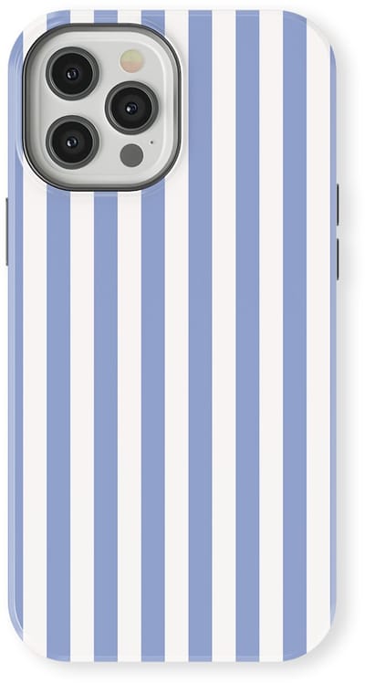 DripCase Gestreept Hoesje geschikt voor iPhone 12 Pro | Backcover met Mag | Stripes Motief | Trendy Case geschikt voor iPhone 12 Pro met Strepen Ocean Lane